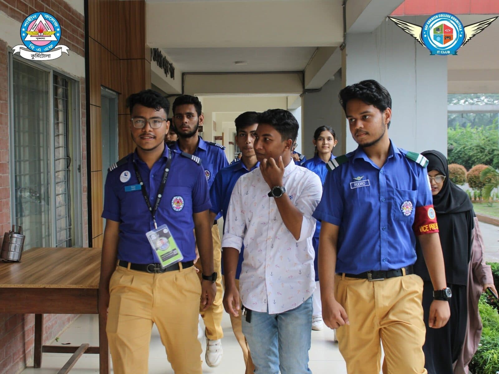 Club members and moments