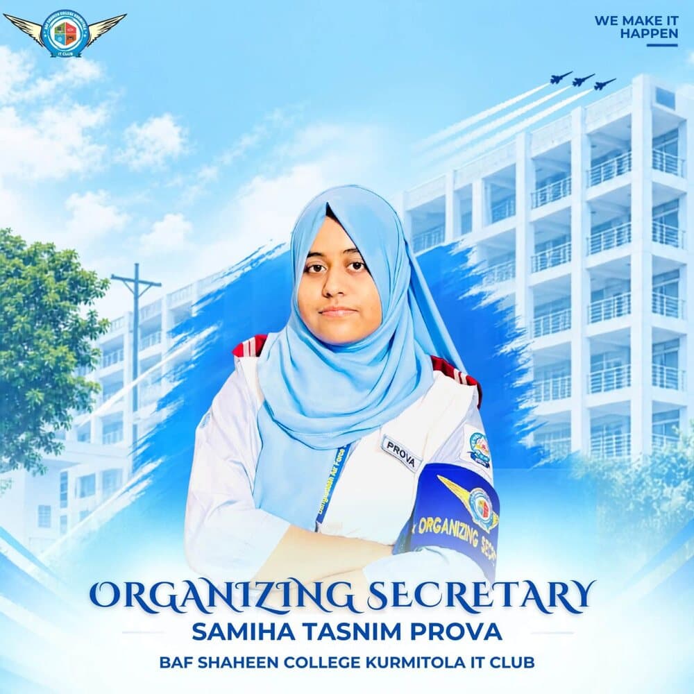 Samiha Tasnim Prova — Organizing Secretary