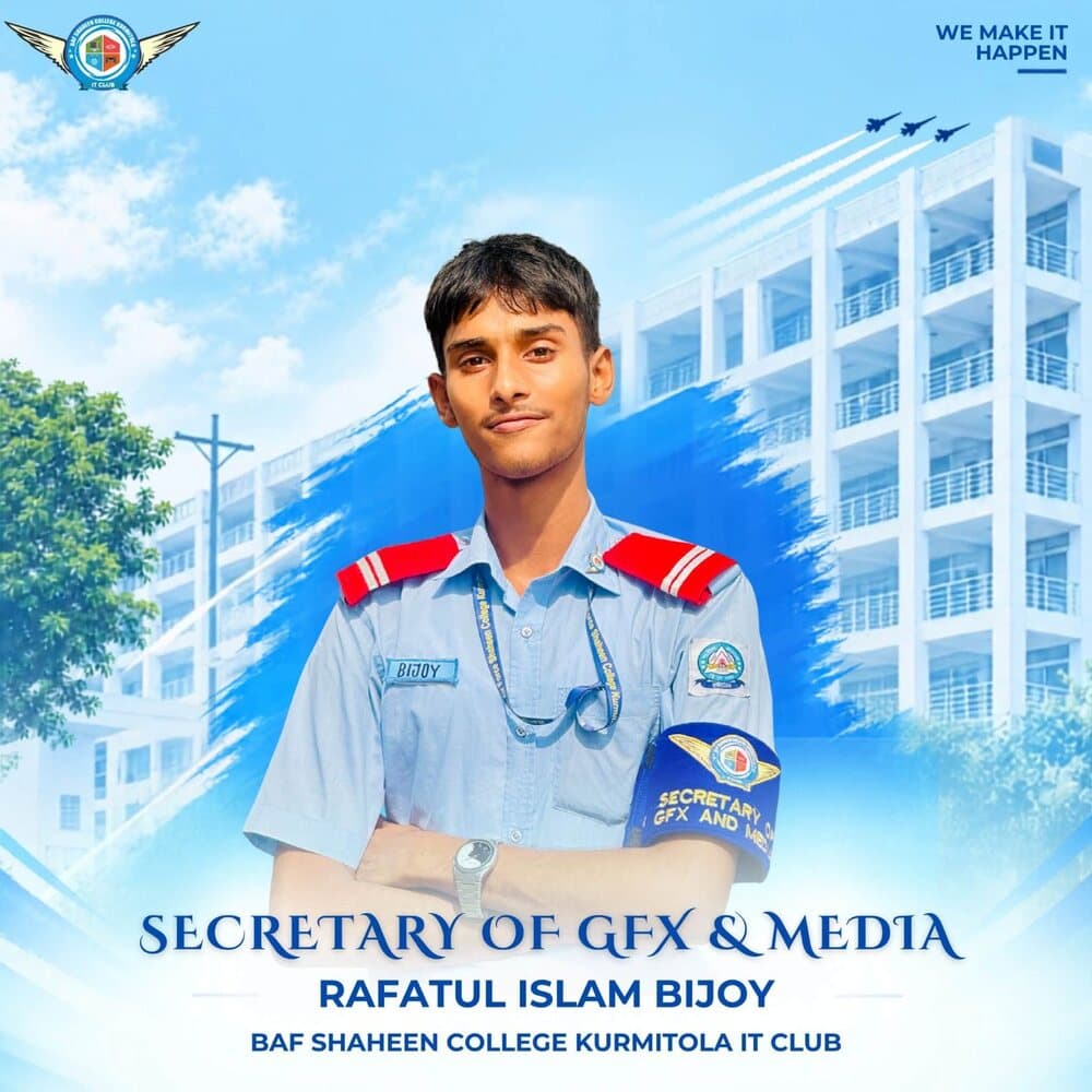 Rafatul Islam Bijoy — Secretary of GFX & Media