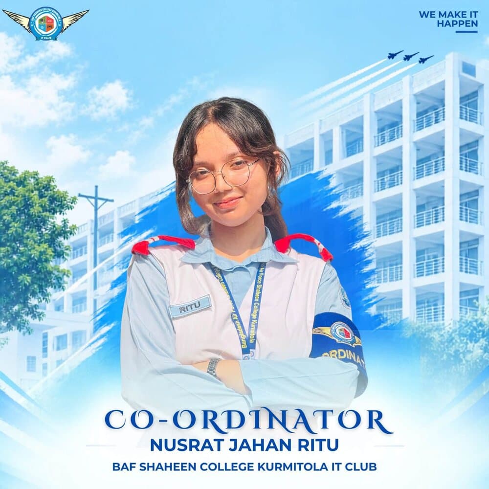 Nusrat Jahan Ritu — Co-ordinator